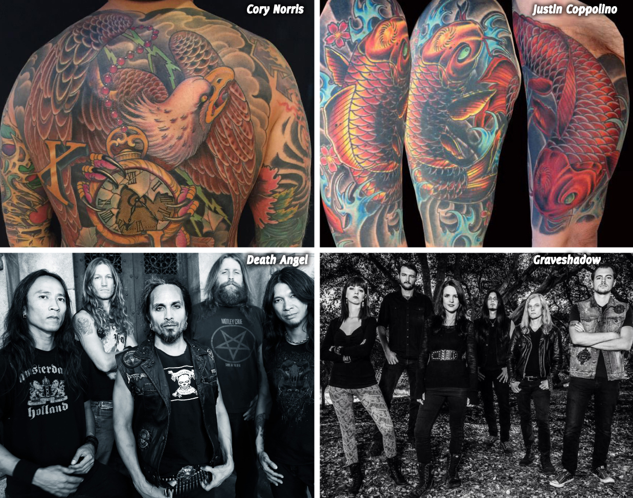 And Justice For Art Presents Tattoos Album Covers  in Metal News  Metal  Undergroundcom 